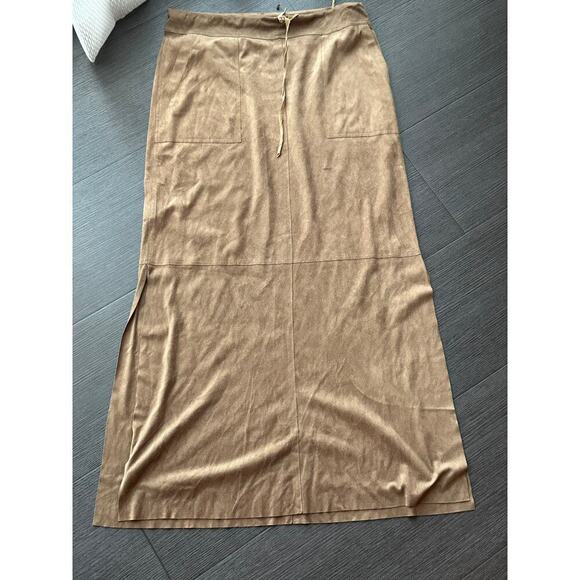 Max Studio Boho Drawstring Maxi Skirt Size Small Lagenlook - Picture 3 of 8